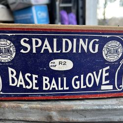 Spalding Baseball Glove In Box