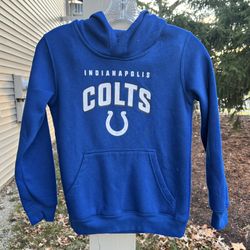 COLTS Stand Up Pullover Hoodie by Champion in Blue