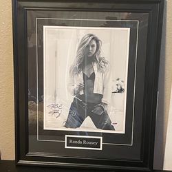 Authentic Rhonda Rousey autographed picture