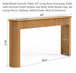 Console media wood