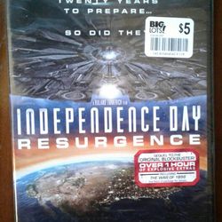Independence Day: Resurgence DVD -- NEW / SEALED