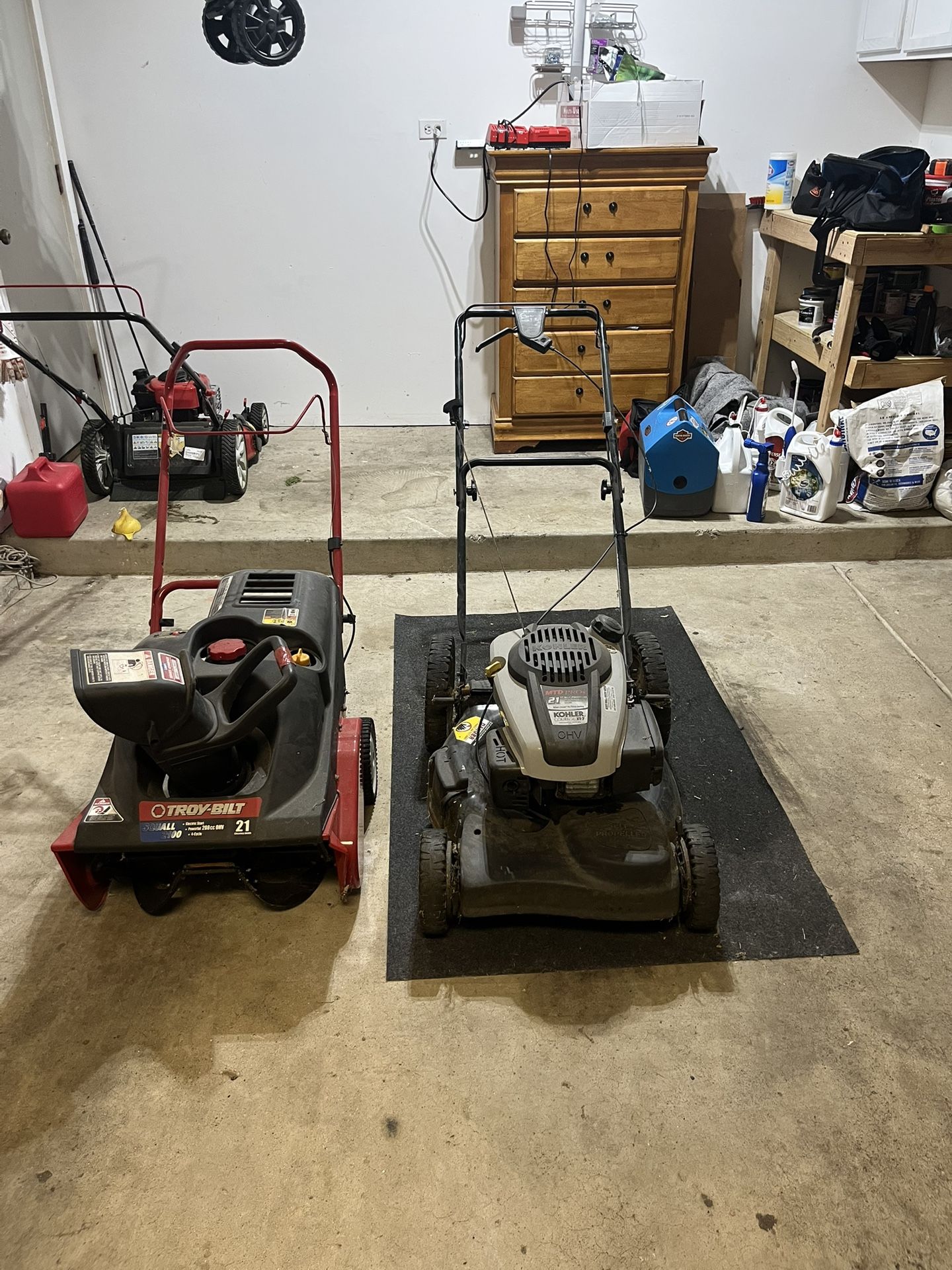 Kohler Courage Kohler Lawn Boy Troy Bilt 2100 Squall Snow Blower