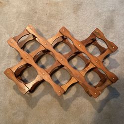 Antique Wine Rack 1970s