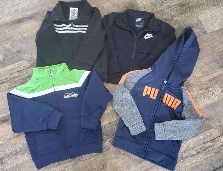 Toddler Biys 18 Months To 2t Jackets Nike, Adidas, Seahawks Puma