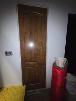 2 Solid krosswood interior doors