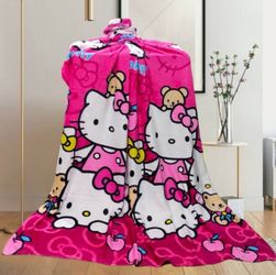 Hello Kitty Lightweight Soft 50” x 60” Blanket 