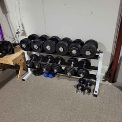 Dumbells And Rack