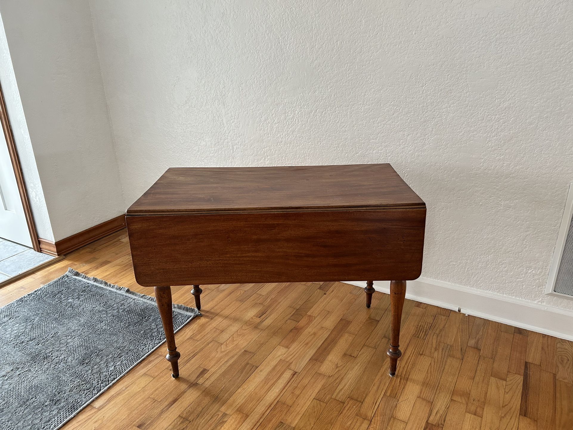 Antique drop leaf table