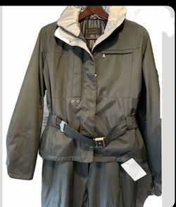 New BOGNER Vintage Snow Ski Suit One Piece Snowsuit  size 10, 2 piece