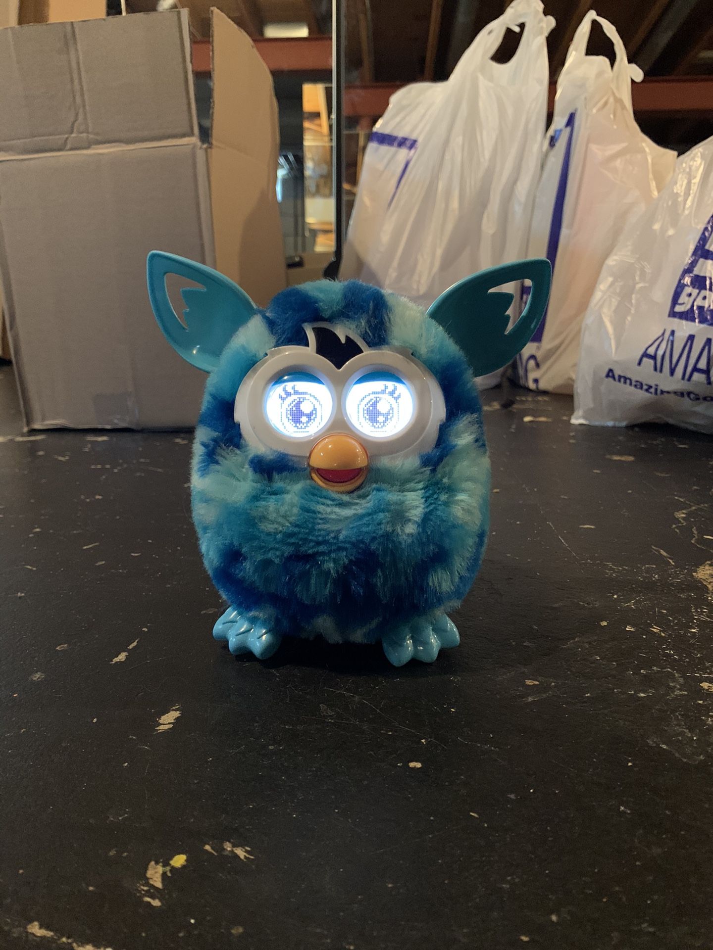Furby boom best sale blue