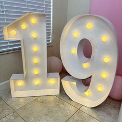 Large Numbers Party Decoration  For Sale