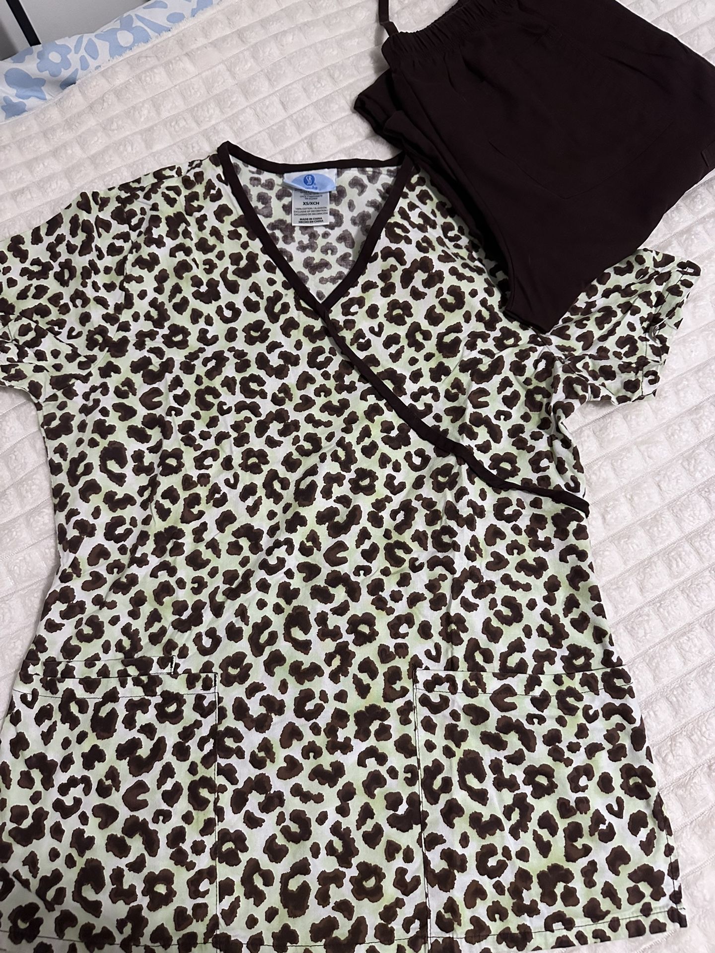 Cheetah Print Scrubs