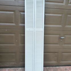 18" X 80" Louver Bi-Fold Closet 