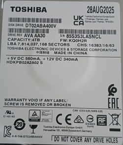 Toshiba DT02ABA400V