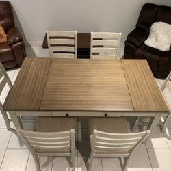 BEAUTIFUL DETAILED TABLE AND BENCH! DELIVERY TODAY! ZERO DOWN! NO CREDIT NEEDED! 