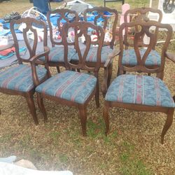 6 chairs 