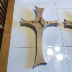 Wooden cross $45 clock