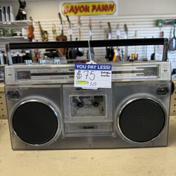 Retro Glow Boombox