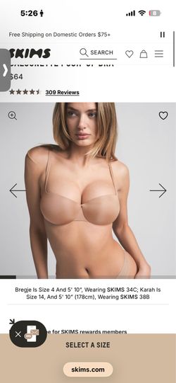 SKIMS-ultimate push up balconette bra