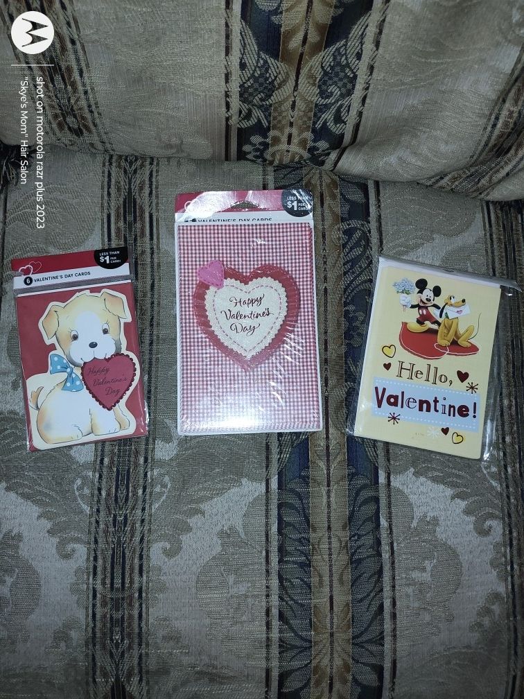 ADORABLE NEW "Valentine's Day" Cards Only $1 For All 3!!!