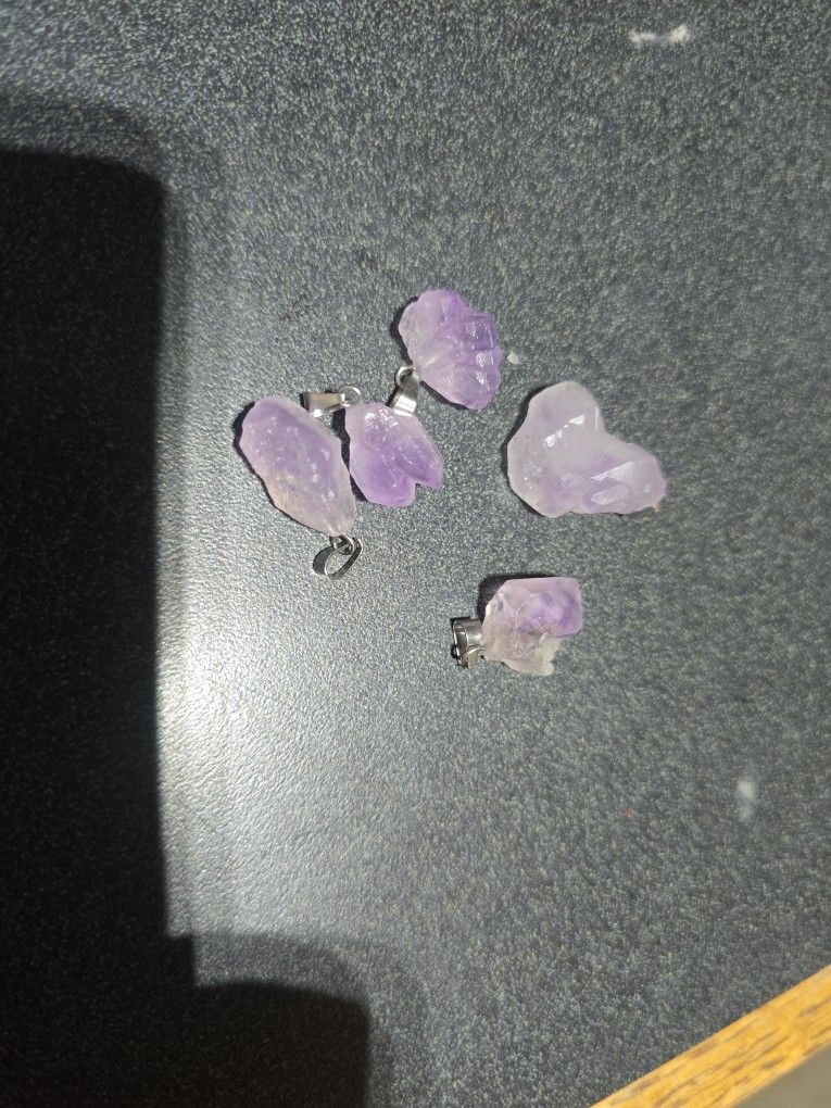 Stone Charms 3 Each