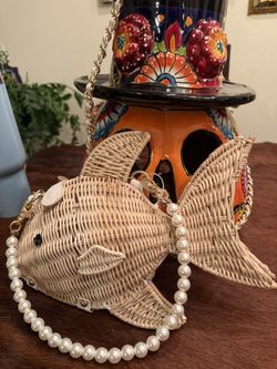 Betsy Johnson Fish Purse