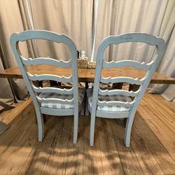Farmhouse Wood Dining Chairs FREE