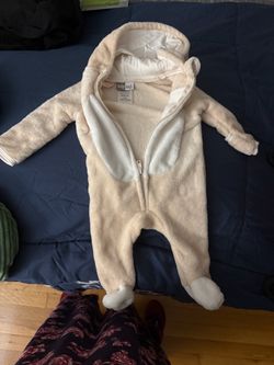 Baby Mack Bunny Fleece Footed Snowsuit