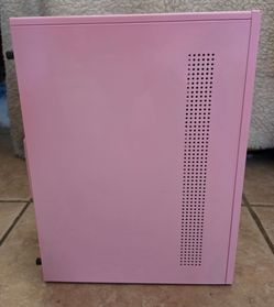 Pink Mid-Tower PC Desktop Case