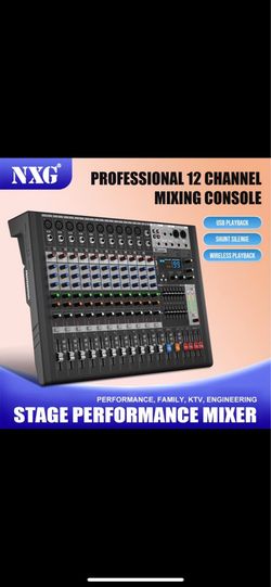 NEW NXG Model XF-12 Audio Mixer