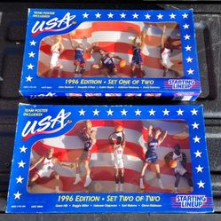 Vintage STARTING LINEUP USA BASKETBALL ACTION FIGURES
