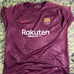 FC Barcelona Rakuten Jersey 2017 size xl