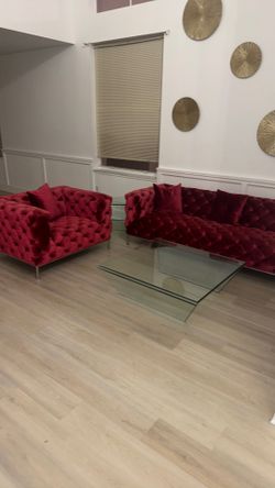 Modern 2 piece couch set
