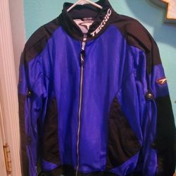 Teknic Motorcycle Racing Jacket..comes With Elbow And Back Pads Build In The Jacket..size 48/58..xl..Great Condition!
