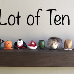 Halloween Handmade/Painted Wooden Eggs 