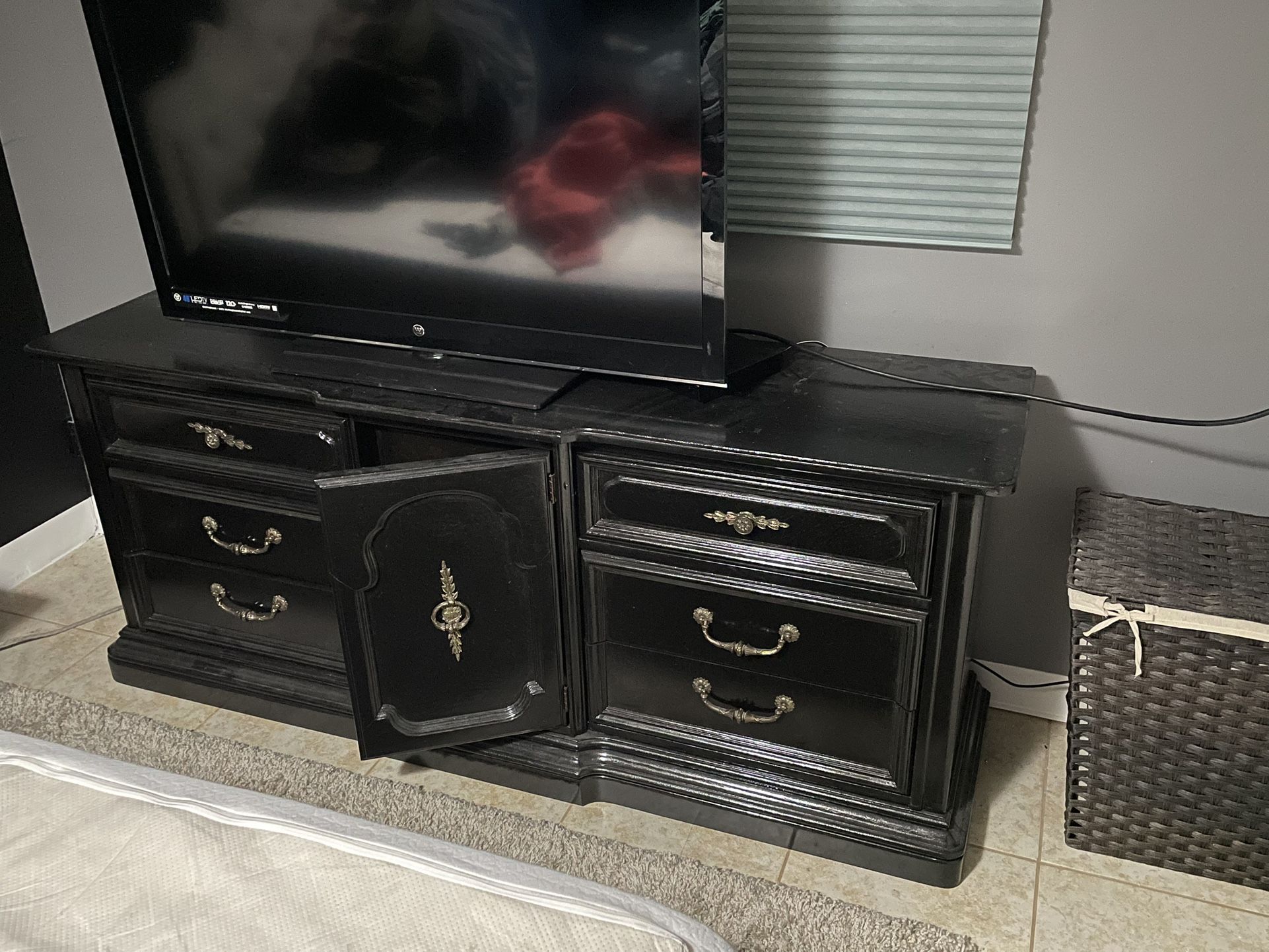 Both Tv And Thing Under Tv Has Gone