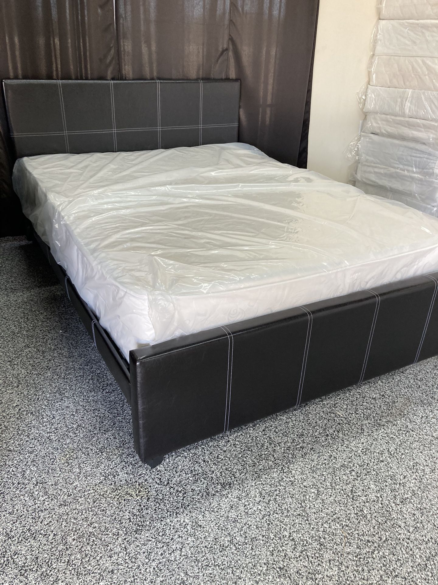 Brand New Queen Platform Bed With Mattress 