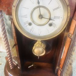Antique New Haven Windup Clock Made In Conn