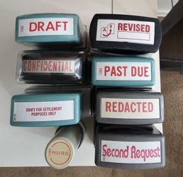 Various business stamps