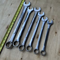 Large SAE Combo Wrenches