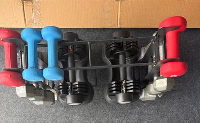 Dumbbells with Rack
