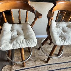 Pub Stools - Pool Table Wood