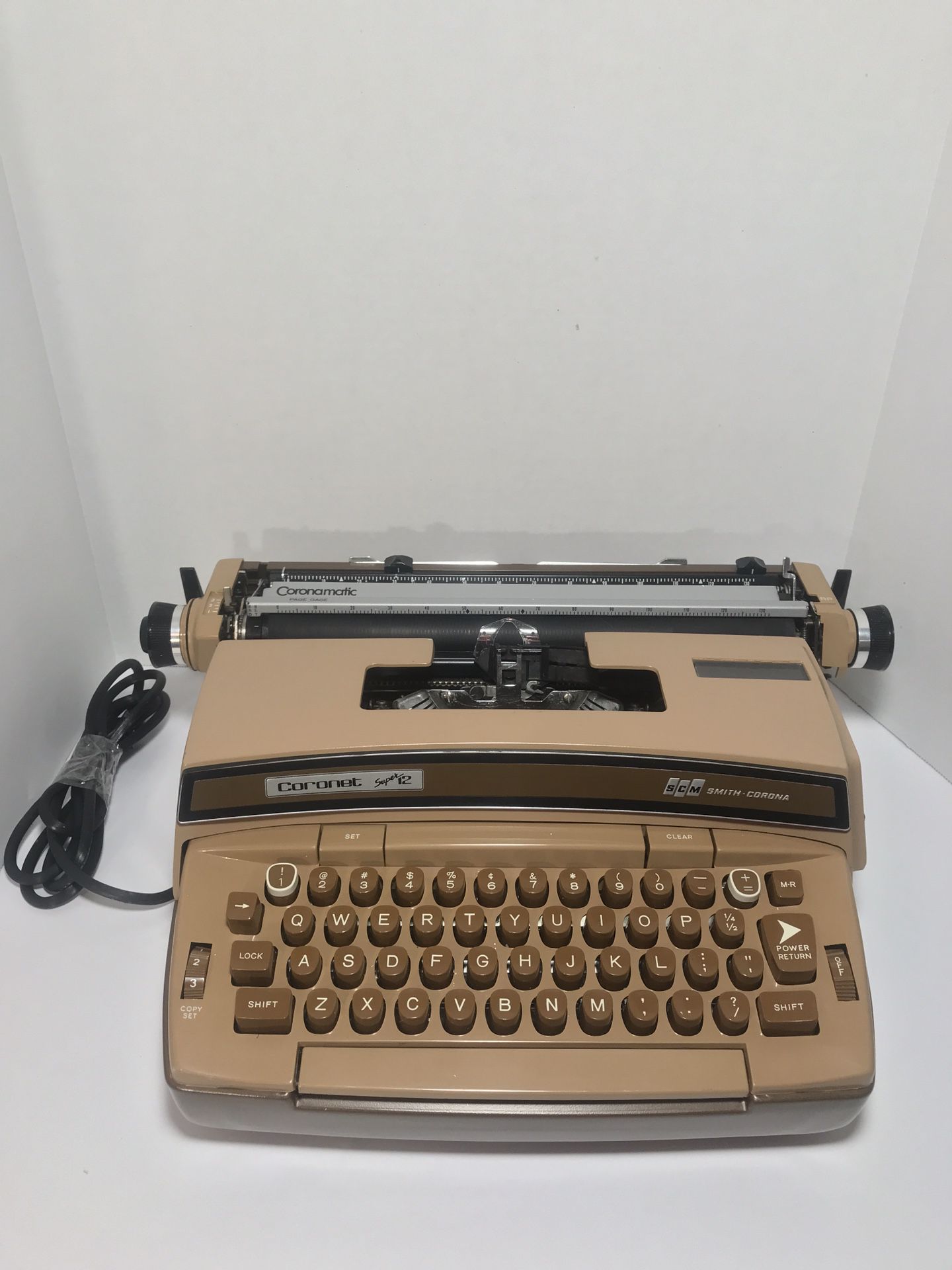 Smith-Corona 'Coronet Super 12' Typewriter
