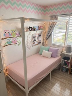 ikea canopy twin bed