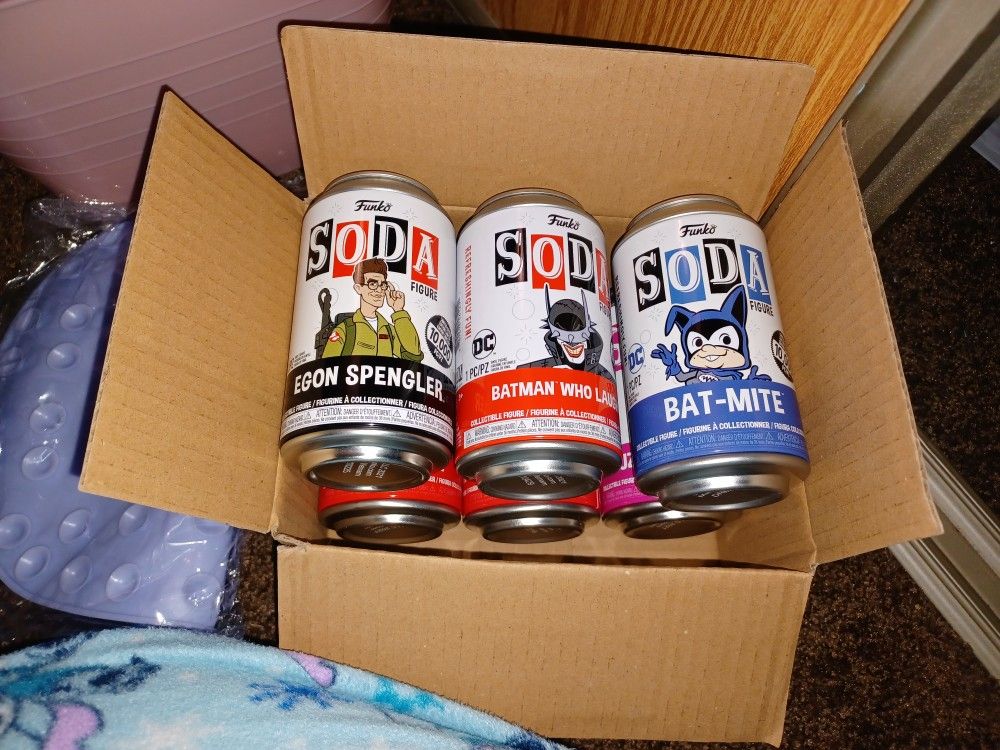 6 Funko Sodas (Pending Pickup)
