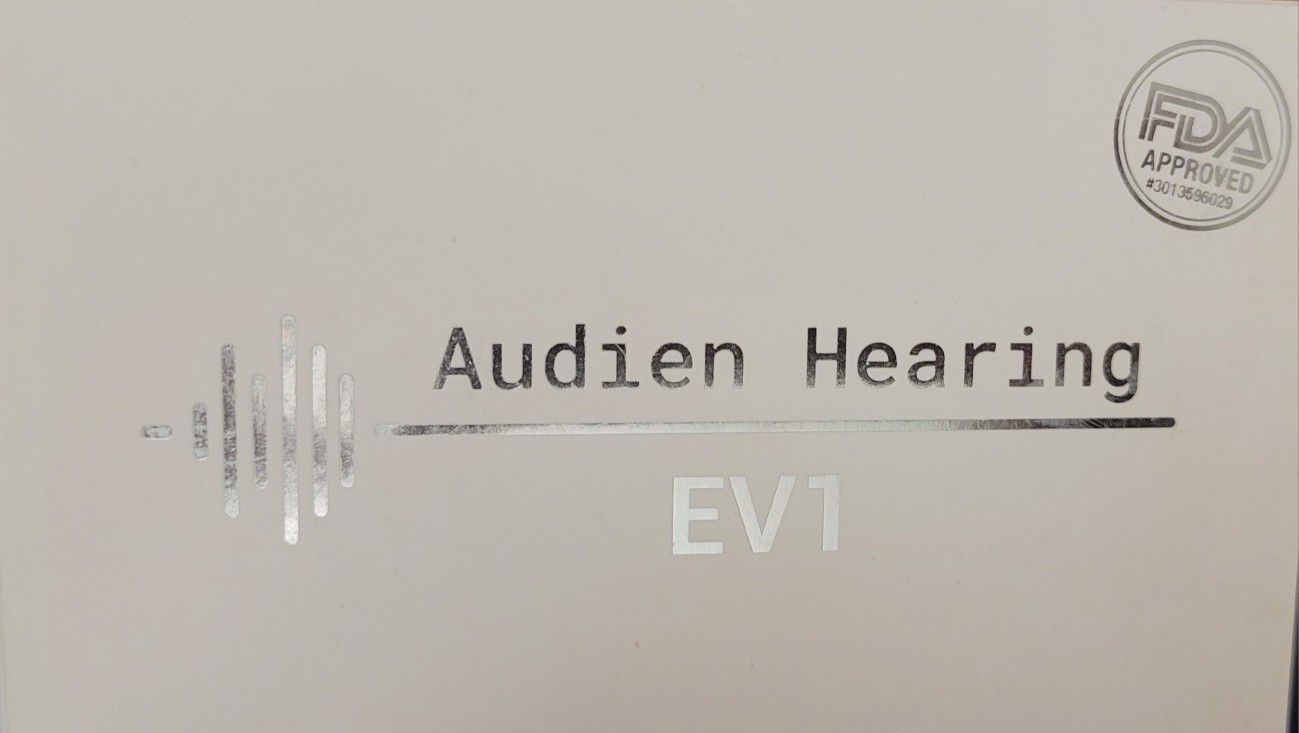 New In Box Audien Hearing Aids EV1