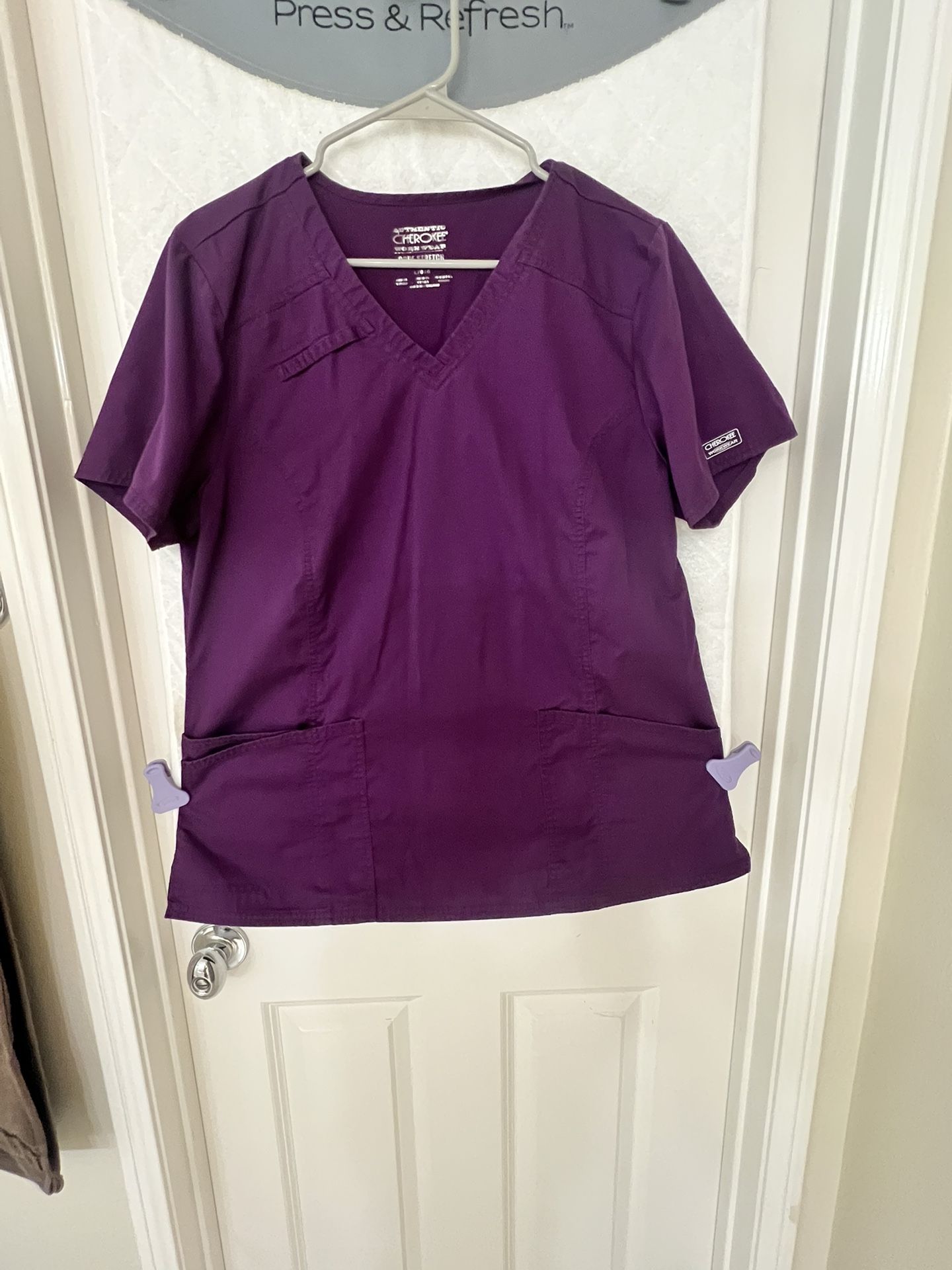 Cherokee Workwear Core Stretch, Scrub Top