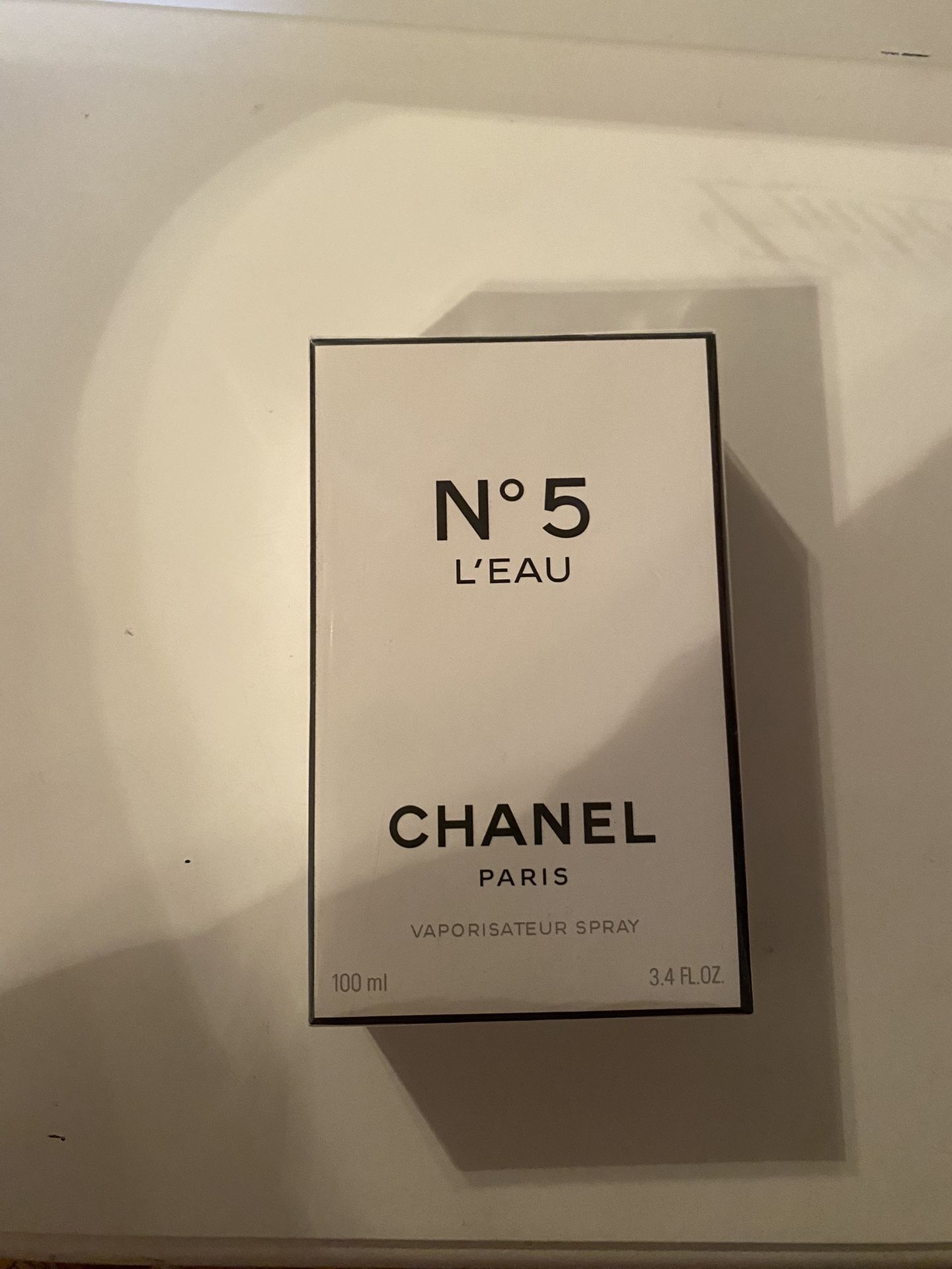 N 5  L’ EAU  Chanel  Paris  Eau De Toilrtte  3.4