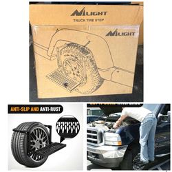 Heavy-Duty Foldable Tire Step