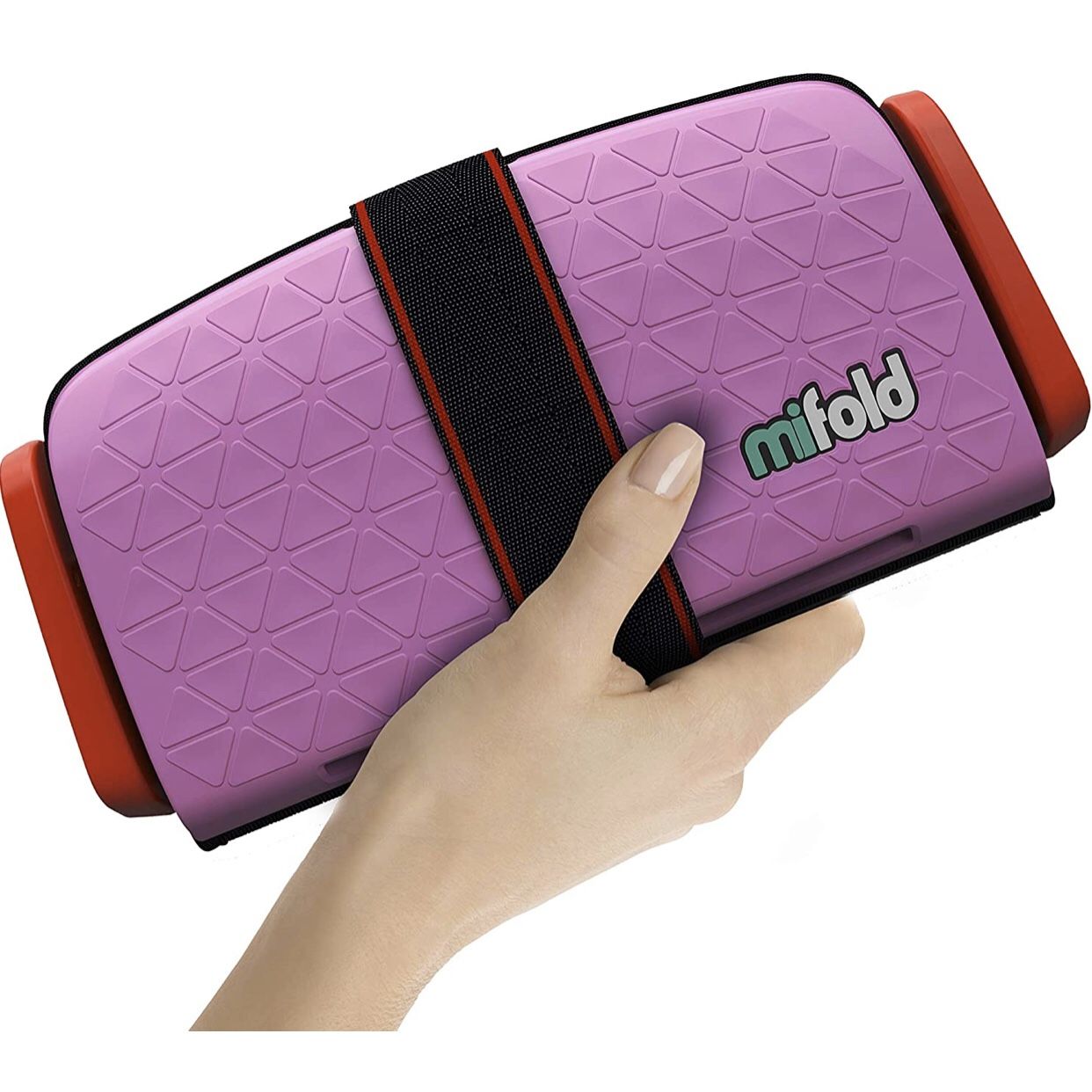 mifold Grab-and-go car Booster seat, Perfect Pink